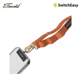 SwitchEasy STRAP + STRAP Card Lanyard 20mm - Orange 4895241114960