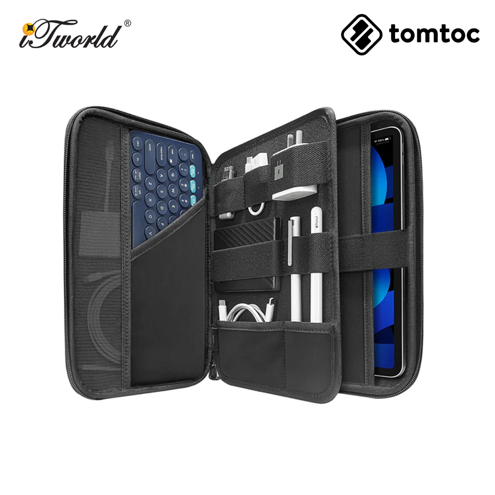 Tomtoc Smart Padfolio Eva Case Plus for iPad Pro 11" - Black  6971937062925