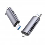 UGREEN USB-C+USB 3.0 TF/SD Card Reader with USB power-50706