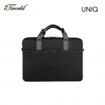 UNIQ Stockholm Protective Nylon Messenger Bag (Up to 16") - Midnight Black 8886463680650