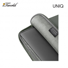 UNIQ Cyprus Water-resistant Neoprene Laptop Sleeve (Up to 14") - Abyss Blue 8886463680728