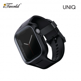 UNIQ MONOS 2-IN-1 Apple Watch Strap with Hybrid Case 45/44mm - Midnight Black 8886463680834