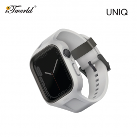 UNIQ MONOS 2-IN-1 Apple Watch Strap with Hybrid Case 45/44mm - Chalk Grey 8886463680841