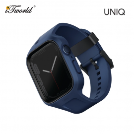 UNIQ MONOS 2-IN-1 Apple Watch Strap with Hybrid Case 45/44mm - Marine Blue 8886463680858