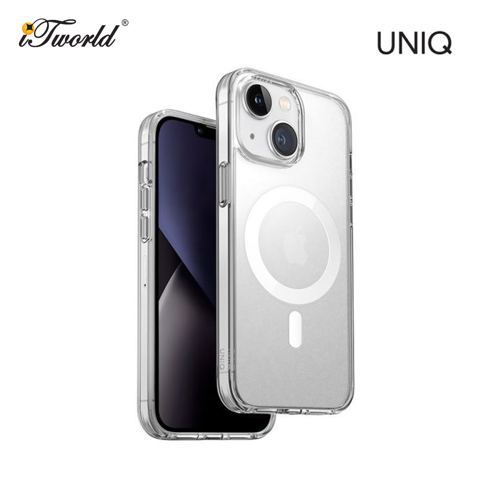 UNIQ Hybrid case for iPhone 14 6.1" Magclick Charging Lifepro Xtreme - Clear