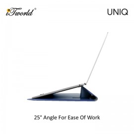 UNIQ Oslo Laptop Sleeve with Foldable Stand (Up to 14”) - Deep Mustard 8886463684597