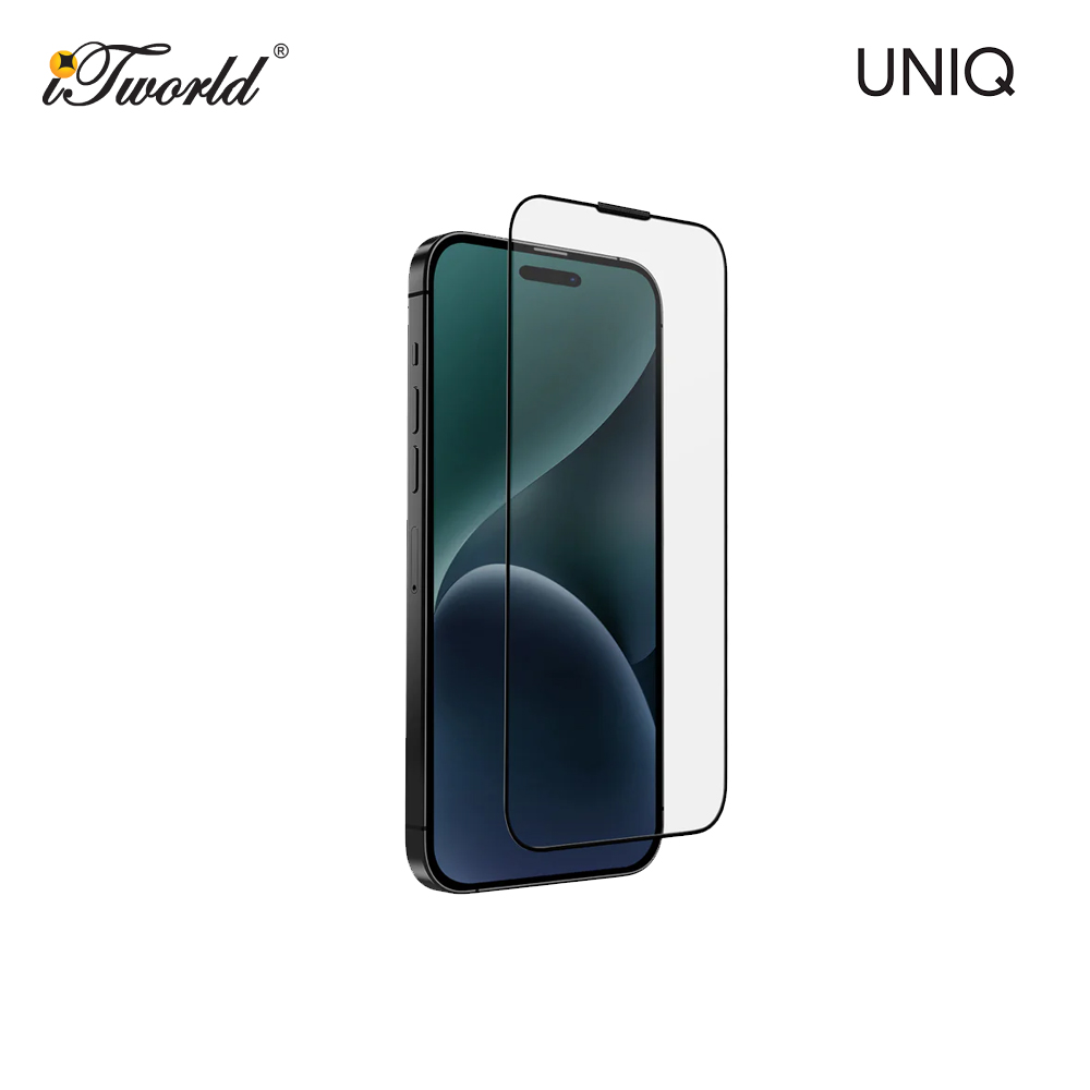 UNIQ iPhone 15 Pro Max 6.7" Optix Vivid Glass Screen Protector - Clear 8886463686027