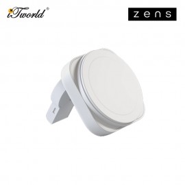 ZENS 2-IN-1 MAGSAFE + WATCH TRAVEL CHARGER - WHITE 8720618634306