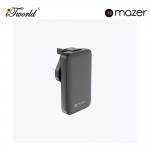 Mazer GaNPrestige Slim 65W GaN Wall Charger With Travel Pins (2 Ports) – Black 8881304545037