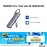 UGREEN USB-C To 3*USB 3.0 A+HDMI+VGA+RJ45 Gigabit+SD/TF+AUX3.5mm+PD Converter Ad...