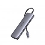 UGREEN USB-C To 3*USB 3.0 A+HDMI+VGA+RJ45 Gigabit+SD/TF+AUX3.5mm+PD Converter Adapter- 80133