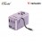 Verbatim 5-Ports 85W GaN Universal Travel Adapter with Retractable Cable (Purple) 023942301776