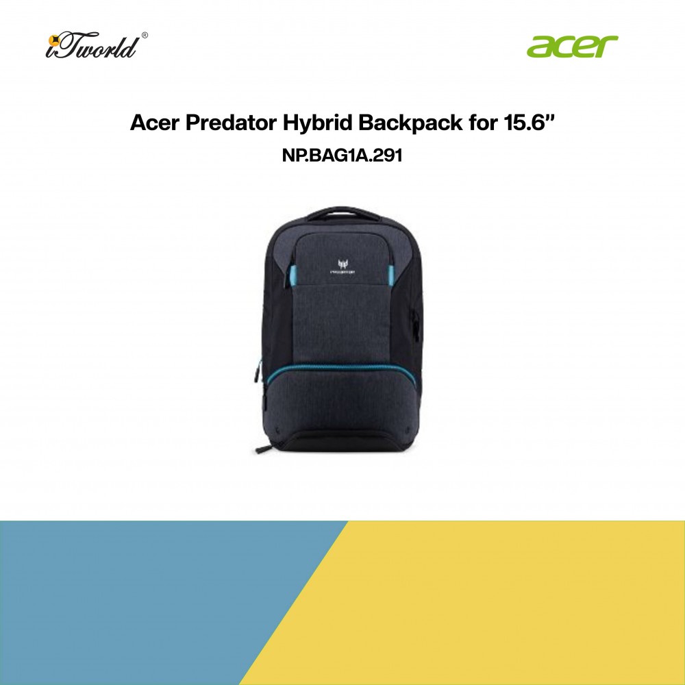[Pre-order] Acer Predator Hybrid Backpack for 15.6” NP.BAG1A.291 [ETA:3-5 working days]