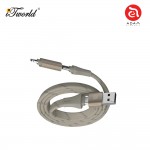 ADAM elements PeAk MF401 4-in-1 60W Magnetic Flat Charging Cable (Titanium) ACBADMF401TM 840741117960