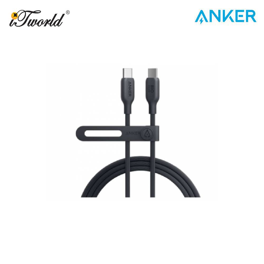 Anker 544 USB-C to USB-C Cable (Bio-Based 6ft) - Black