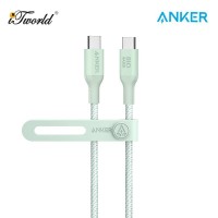 Anker 544 USB-C to USB-C Cable (Bio-Nylon 3ft) A80F5 - Green