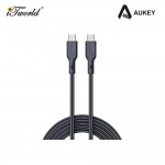 AUKEY Circlet Blink 100W Aramid Fiber Core USB C to C Cable 1.8M CB-KCC102-BK 689323785322