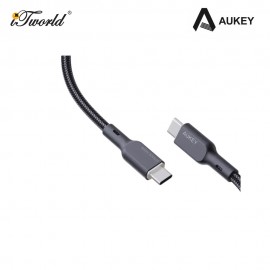 AUKEY Circlet Blink 100W Aramid Fiber Core USB C to C Cable 1.8M CB-KCC102-BK 689323785322