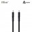 Aukey 1M 240W Silicon USB C to USB C cable Black 689323787265