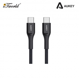 AUKEY Kevlar USB-C to USB-C 60W PD Quick Charge Cable - 2M CB-AKC4-BK