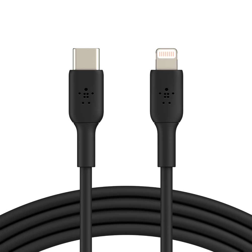 Belkin BOOST CHARGE USB-C to Lightning Cable 1M - Black CAA003bt1MBK