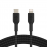 Belkin BOOST CHARGE Braided USB-C to Lightning Cable 1M - Black CAA004bt1MBK