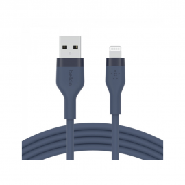 Belkin BOOST CHARGE Silicon USB-A to Lightning Cable 1M - Blue CAA008bt1MBL 745883831883