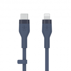 Belkin BOOST CHARGE Silicon USB-C to Lightning Cable 1M - Blue CAA009bt1MBL 745883832002