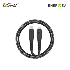 ENERGEA NyloFlex USB-C to Lightning Cable C94 (MFI) 1.5M - Black 6957879423185