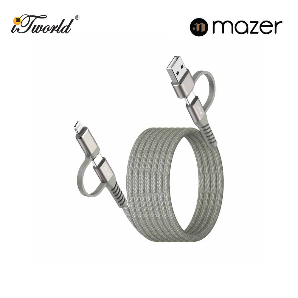 Mazer InfiniteLink Cobra Magnetic 4-in-1 1M/60W Fast Charging Cable 8881304545655