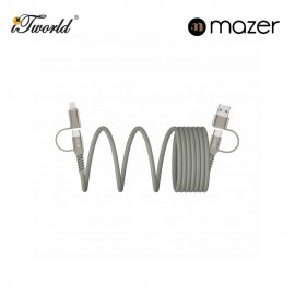 Mazer InfiniteLink Cobra Magnetic 4-in-1 1M/60W Fast Charging Cable 8881304545655