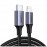 UGREEN USB-C To Lightning Cable Aluminium Shell Braided 1M (Black)-60759