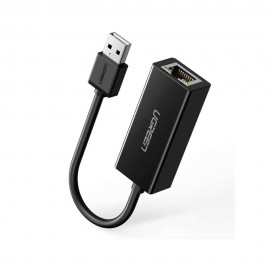 UGREEN USB 2.0 10/100Mbps Ethernet Adapter (Black) – 20254