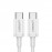 Ugreen USB 2.0 Type C Male To Type C Male Cable Nickel Plating ABS Shell 1.5M (White) 60519