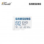 Samsung EVO Plus microSD Card (2024) 512GB - White