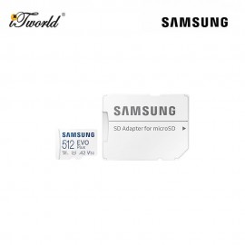 Samsung EVO Plus microSD Card (2024) 512GB - White