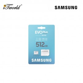 Samsung EVO Plus microSD Card (2024) 512GB - White