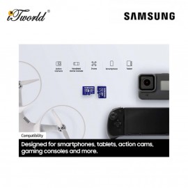 Samsung EVO Plus microSD Card (2024) 256GB - White