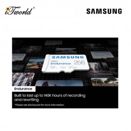 Samsung PRO Endurance microSD Card 128GB