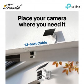 TP-Link Tapo C645D KIT Solar-Powered Dual-Lens Pan/Tilt Security Camera Kit 2K 3MP