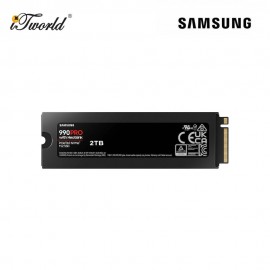 Samsung 990 Pro with Heatsink M.22280 PCIE 4.0 NVME SSD 2TB