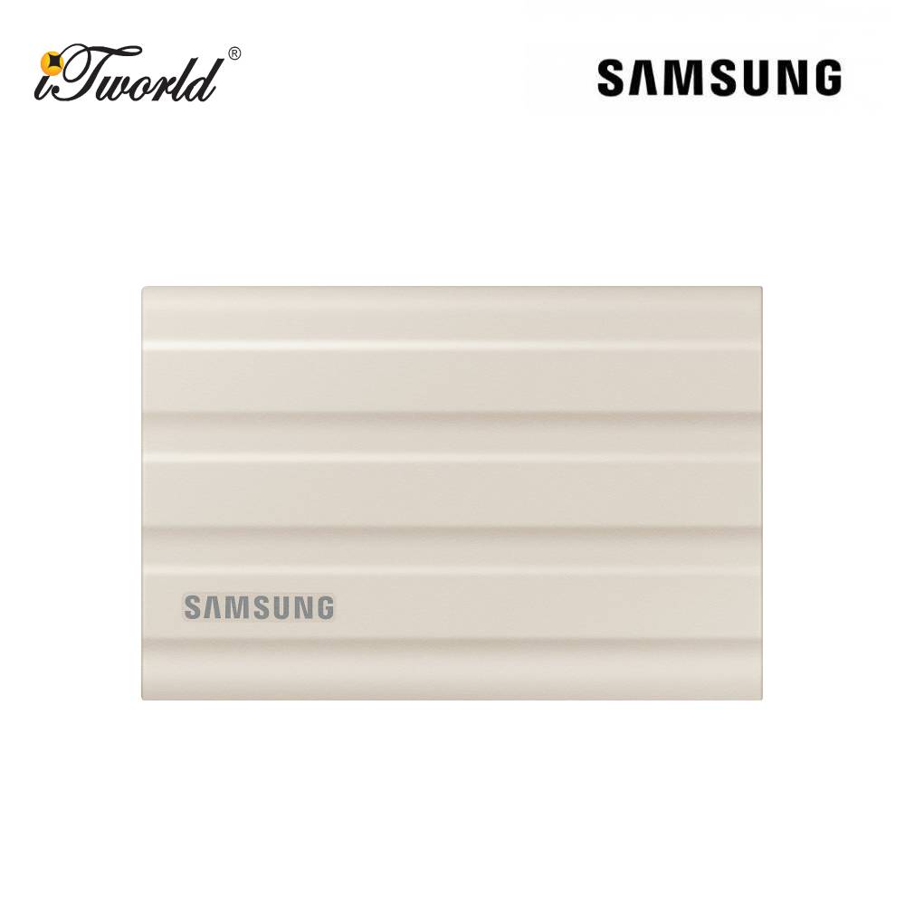 Samsung Portable SSD T7 Shield USB 3.2Gen 2 1TB - Moonrock Beige