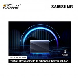Samsung Portable SSD T9 USB 3.2 Gen2x2 1TB - Black