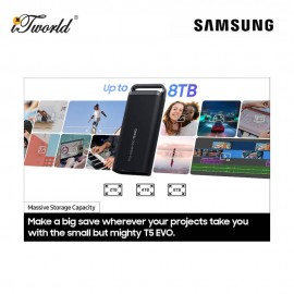 Samsung Portable SSD T5 EVO USB 3.2 Gen 1 2TB - Black