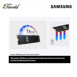 Samsung 990 EVO Plus NVMe M.2 SSD 2TB - Black