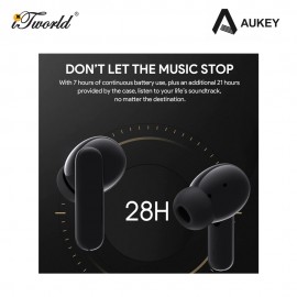 AUKEY True Wireless Earbuds Bluetooth 5.2 IPX5 EP-M1S White 689323784561