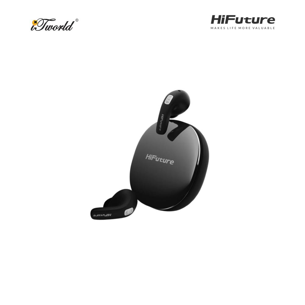 HiFuture FlyBuds4 AI AI + Translation Wireless Earbuds-Black