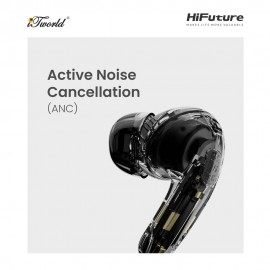 HiFuture FlyBuds4 AI AI + Translation Wireless Earbuds-Black