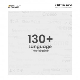 HiFuture FlyBuds4 AI AI + Translation Wireless Earbuds-Black
