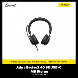 Jabra Evolve2 40 SE, USB-C, MS Stereo